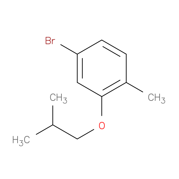 4-Bromo-1-methyl-2-(2-methylpropoxy)benzene