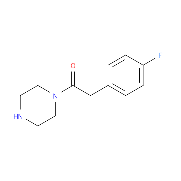 2-(4-fluorophenyl)-1-(piperazin-1-yl)ethan-1-one