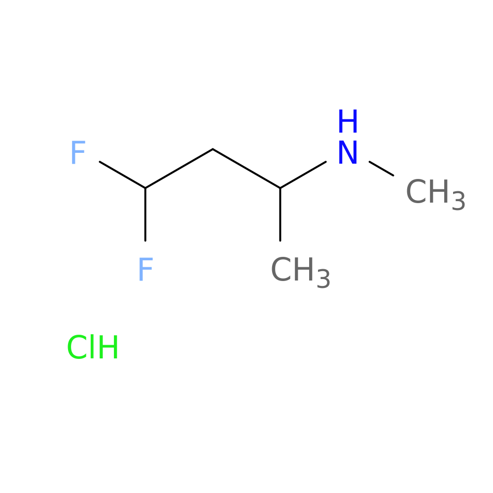 (4,4-difluorobutan-2-yl)(methyl)amine hydrochloride