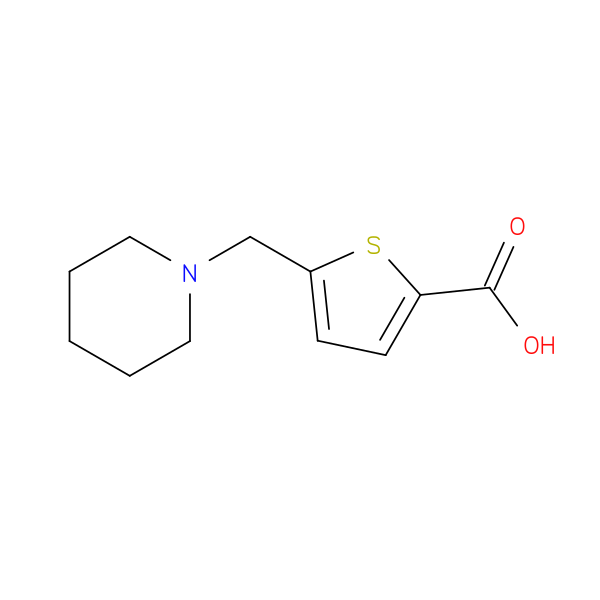 5-(Piperidin-1-ylmethyl)thiophene-2-carboxylic acid
