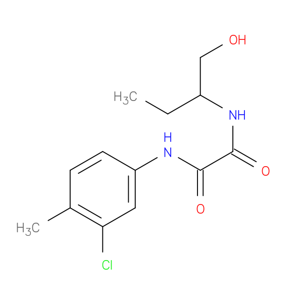 N'-(3-chloro-4-methylphenyl)-N-(1-hydroxybutan-2-yl)ethanediamide