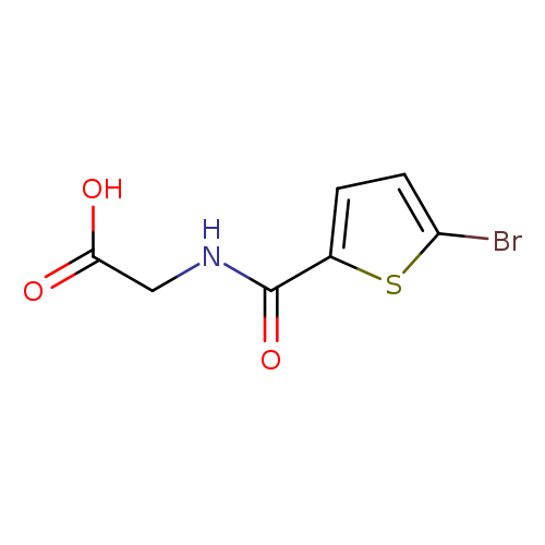 2-[(5-bromothiophen-2-yl)formamido]acetic acid