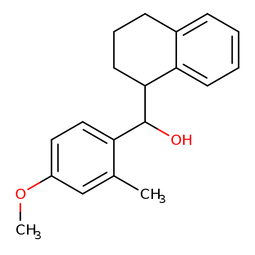 (4-methoxy-2-methylphenyl)(1,2,3,4-tetrahydronaphthalen-1-yl)methanol