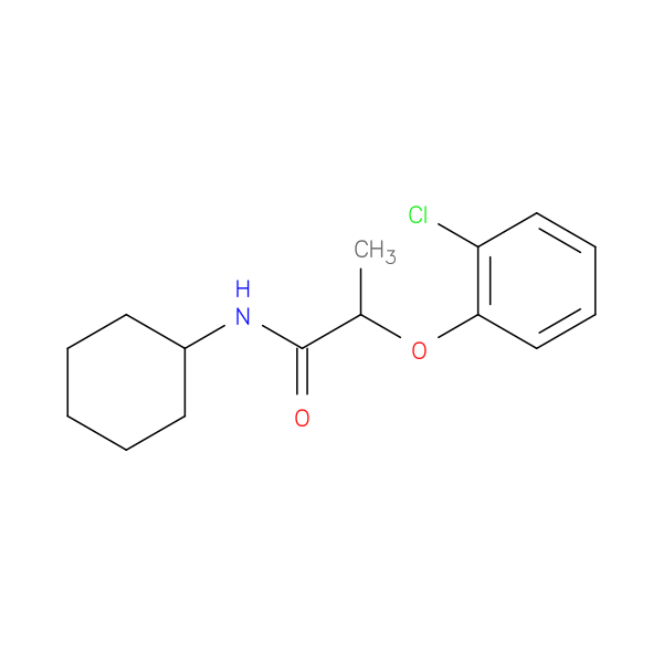 2-(2-chlorophenoxy)-N-cyclohexylpropanamide