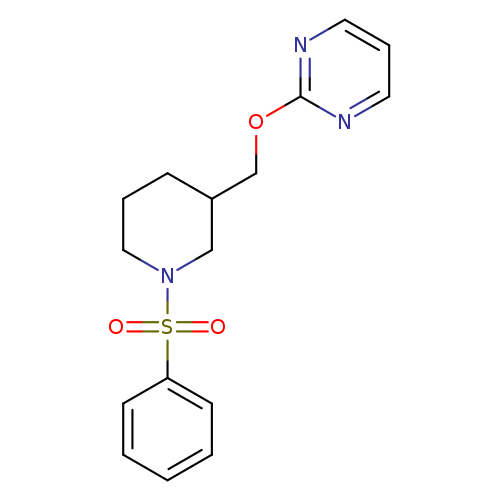 2-{[1-(benzenesulfonyl)piperidin-3-yl]methoxy}pyrimidine