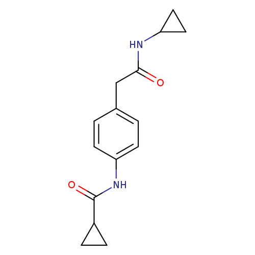 N-{4-[(cyclopropylcarbamoyl)methyl]phenyl}cyclopropanecarboxamide