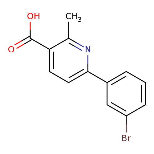 6-(3-bromophenyl)-2-methylpyridine-3-carboxylic acid