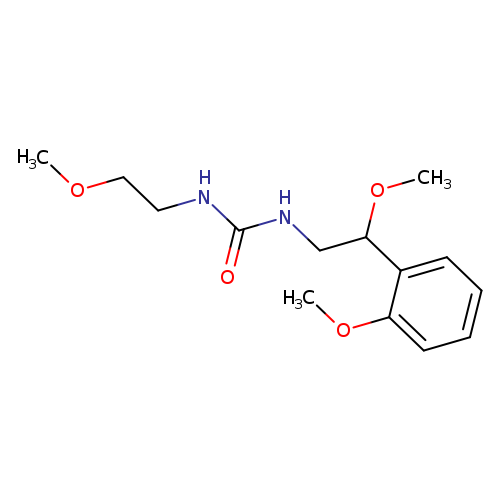 1-[2-methoxy-2-(2-methoxyphenyl)ethyl]-3-(2-methoxyethyl)urea
