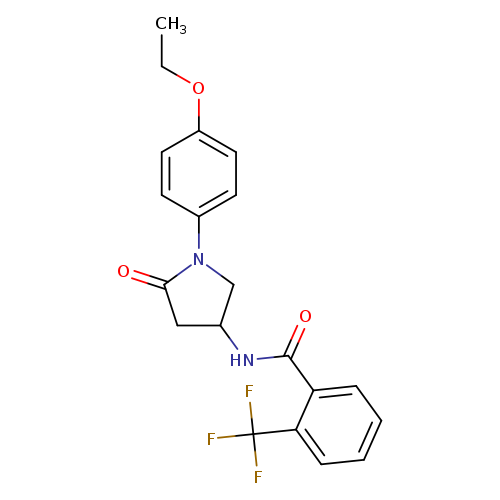 N-[1-(4-ethoxyphenyl)-5-oxopyrrolidin-3-yl]-2-(trifluoromethyl)benzamide