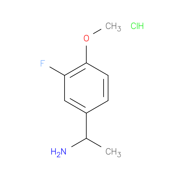 1-(3-Fluoro-4-methoxyphenyl)ethan-1-amine hydrochloride