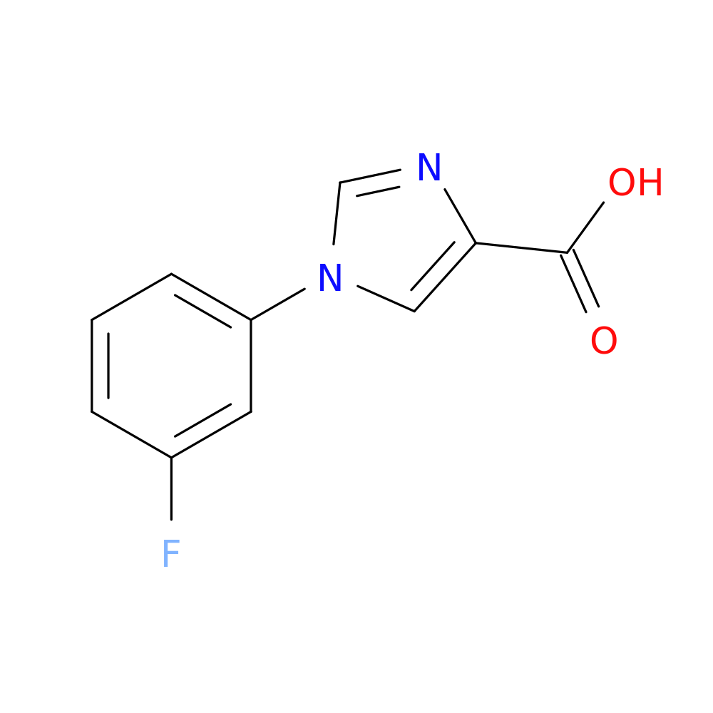 1-(3-Fluorophenyl)-1H-imidazole-4-carboxylic acid