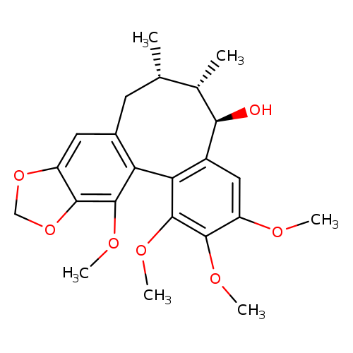 5,6,7,8-Tetrahydro-1,2,3,13-tetramethoxy-6,7-dimethylbenzo[3,4]cycloocta[1,2-f][1,3]benzodioxol-5-ol