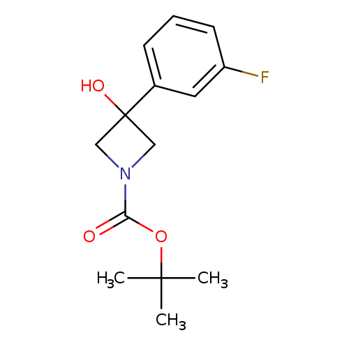 TERT-BUTYL 3-(3-FLUOROPHENYL)-3-HYDROXYAZETIDINE-1-CARBOXYLATE