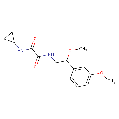 N-cyclopropyl-N'-[2-methoxy-2-(3-methoxyphenyl)ethyl]ethanediamide