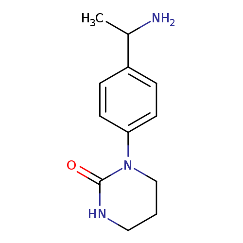 1-[4-(1-aminoethyl)phenyl]-1,3-diazinan-2-one