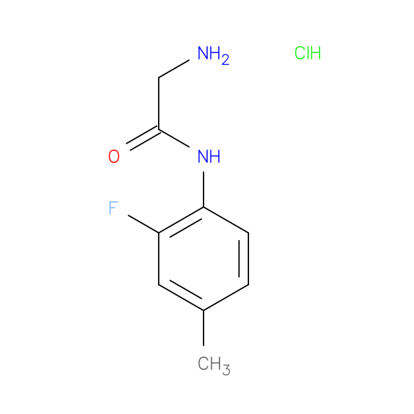 N1-(2-Fluoro-4-methylphenyl)glycinamide hydrochloride