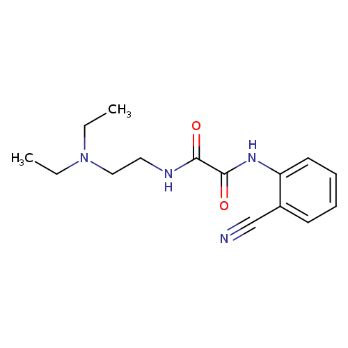 N'-(2-cyanophenyl)-N-[2-(diethylamino)ethyl]ethanediamide
