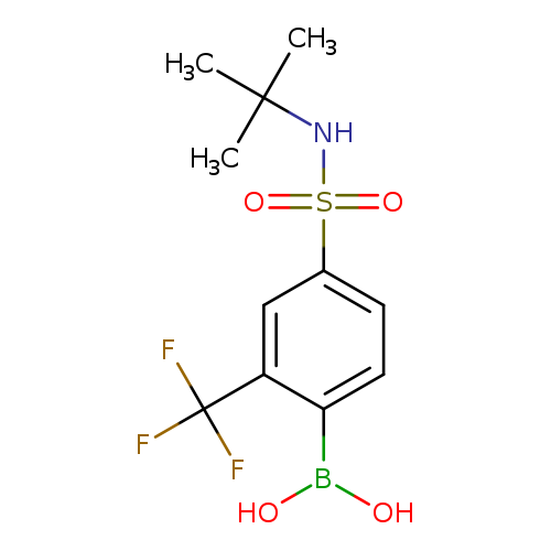 4-(N-tert-Butylsulfamoyl)-2-trifluoromethylphenylboronic acid