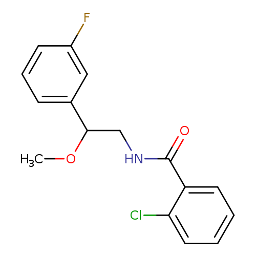 2-chloro-N-[2-(3-fluorophenyl)-2-methoxyethyl]benzamide