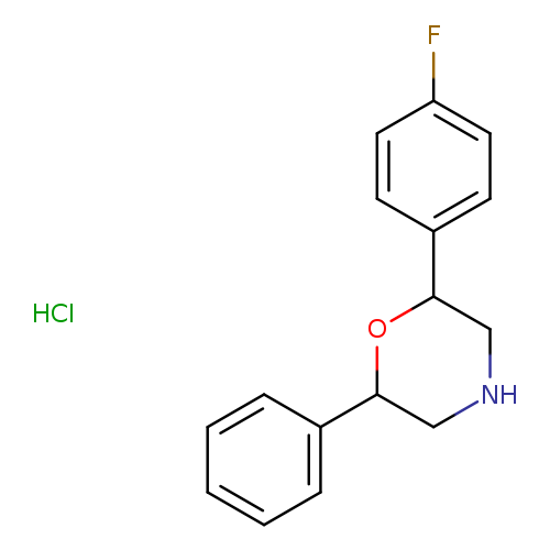 2-(4-fluorophenyl)-6-phenylmorpholine hydrochloride