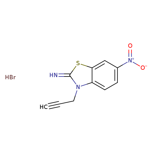 6-Nitro-3-(prop-2-yn-1-yl)benzo[d]thiazol-2(3H)-imine hydrobromide