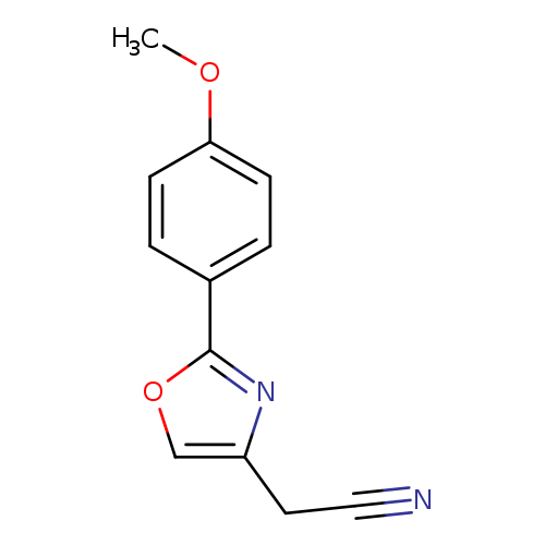 2-[2-(4-methoxyphenyl)-1,3-oxazol-4-yl]acetonitrile