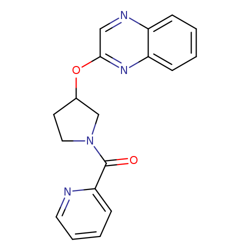 2-{[1-(pyridine-2-carbonyl)pyrrolidin-3-yl]oxy}quinoxaline