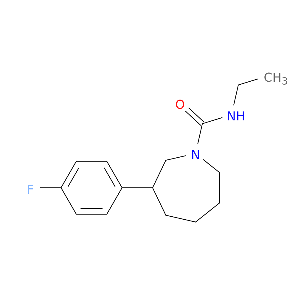 N-ethyl-3-(4-fluorophenyl)azepane-1-carboxamide
