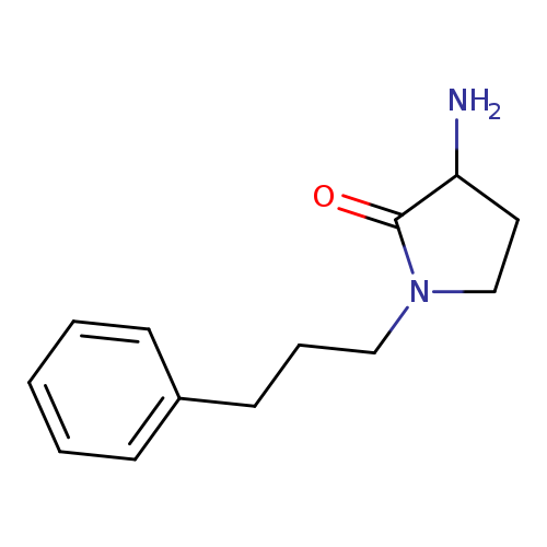 3-amino-1-(3-phenylpropyl)pyrrolidin-2-one
