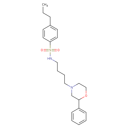 N-[4-(2-phenylmorpholin-4-yl)butyl]-4-propylbenzene-1-sulfonamide