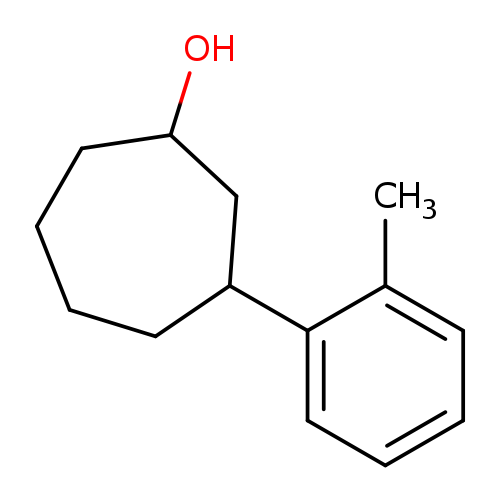 3-(2-methylphenyl)cycloheptan-1-ol