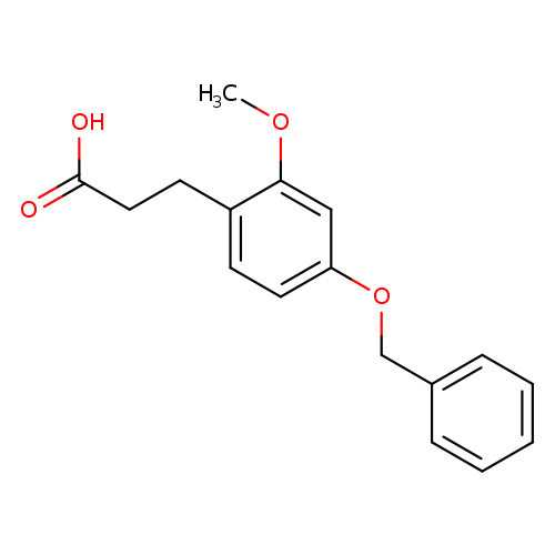 3-[4-(benzyloxy)-2-methoxyphenyl]propanoicacid