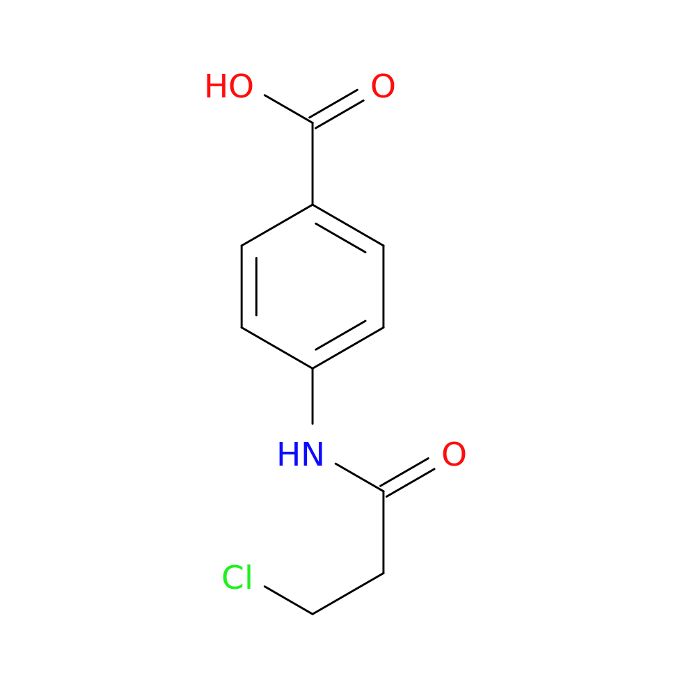 4-[(3-Chloropropanoyl)amino]benzoic acid