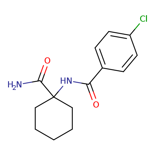 N-(1-carbamoylcyclohexyl)-4-chlorobenzamide