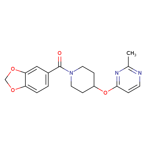 4-{[1-(2H-1,3-benzodioxole-5-carbonyl)piperidin-4-yl]oxy}-2-methylpyrimidine