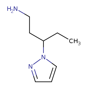 [3-(1H-Pyrazol-1-yl)pentyl]amine