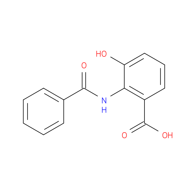 Benzoic acid, 2-(benzoylamino)-3-hydroxy-