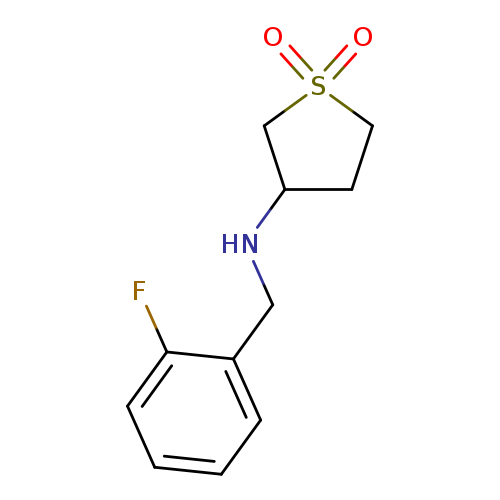 3-{[(2-fluorophenyl)methyl]amino}-1$l^{6}-thiolane-1,1-dione