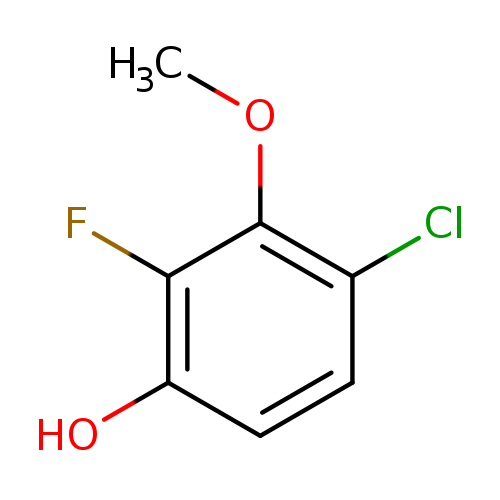 4-Chloro-2-fluoro-3-methoxyphenol
