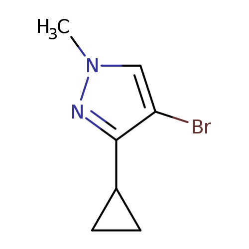 4-Bromo-3-cyclopropyl-1-methyl-1H-pyrazole