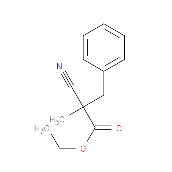 ethyl 2-cyano-2-methyl-3-phenylpropanoate