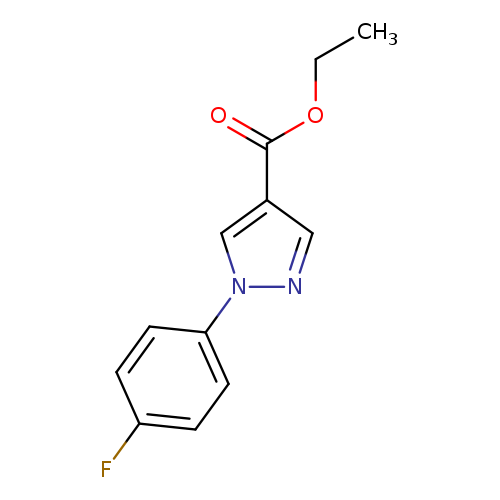 1H-Pyrazole-4-carboxylic acid, 1-(4-fluorophenyl)-, ethyl ester