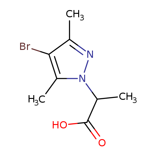 2-(4-bromo-3,5-dimethyl-1H-pyrazol-1-yl)propanoic acid