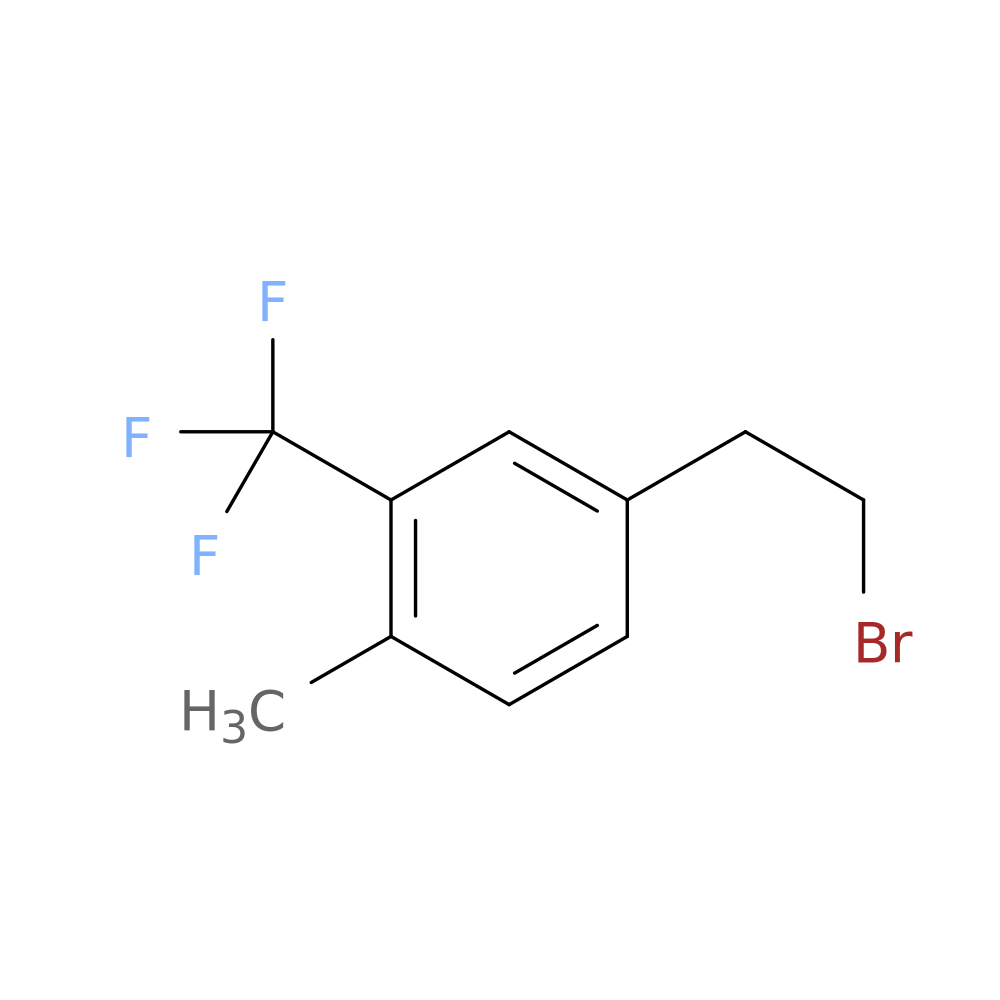 4-(2-bromoethyl)-1-methyl-2-(trifluoromethyl)benzene