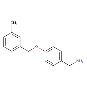 {4-[(3-methylphenyl)methoxy]phenyl}methanamine