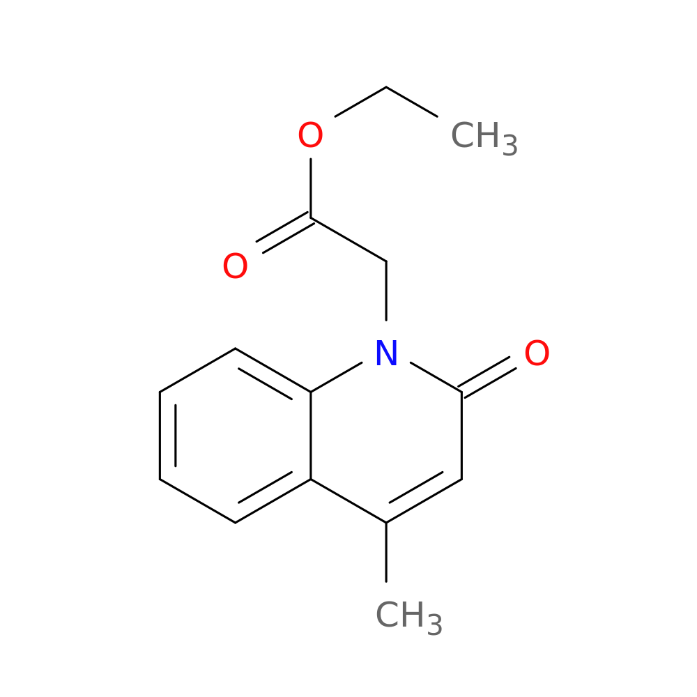 ethyl 2-(4-methyl-2-oxo-1,2-dihydroquinolin-1-yl)acetate