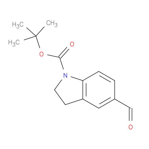 1H-Indole-1-carboxylic acid, 5-formyl-2,3-dihydro-, 1,1-dimethylethyl ester