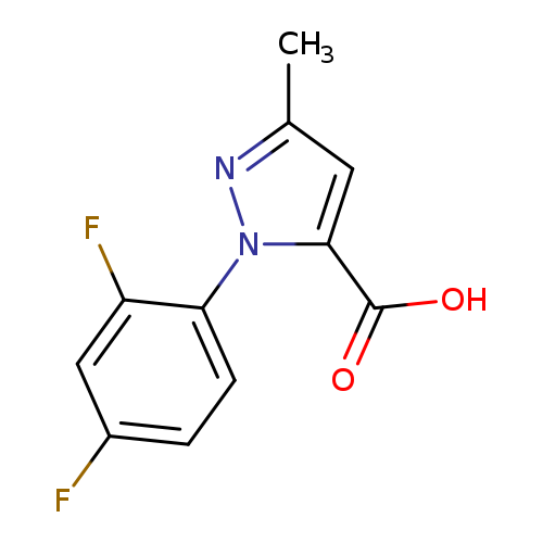 1H-Pyrazole-5-carboxylic acid, 1-(2,4-difluorophenyl)-3-methyl-