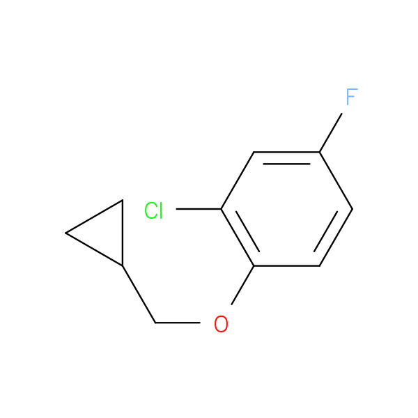 2-Chloro-1-(cyclopropylmethoxy)-4-fluorobenzene
