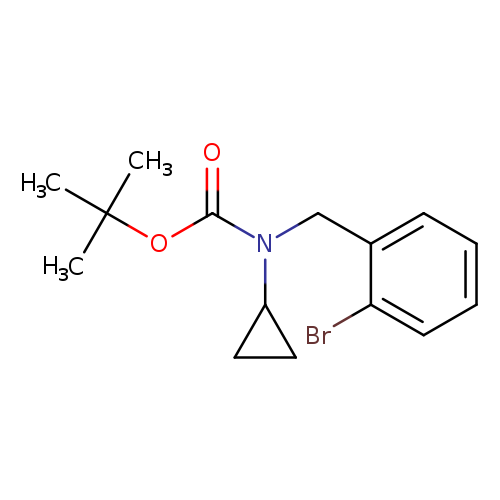 tert-Butyl N-[(2-bromophenyl)methyl]-N-cyclopropylcarbamate